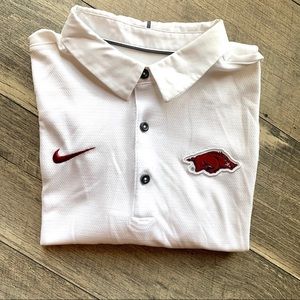 Nike Dri-Fit Men's Arkansas Razorback Polo Shirt S